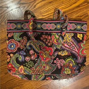 Vera Bradley Multicolor Paisley Tote